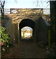 Footpath under the railway