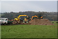 Rubble-grading at Lower House Farm