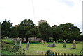 Burial ground by Burham Church