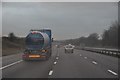 ST6486 : South Gloucestershire : M5 Motorway Southbound by Lewis Clarke