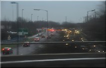 ST6083 : South Gloucestershire : M5 Motorway Junction 15 by Lewis Clarke