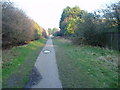 Mid section of Barrington Road path