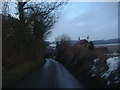 Skeet Hill Lane overlooking Cookham farm