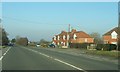 Houses by A38 near Swanley Lane