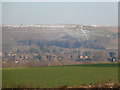 ST8412 : Hambledon Hill: a distant view on a wintry day by Chris Downer