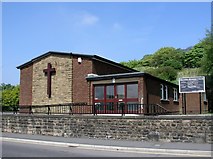 SD7725 : Manchester Rd Wesleyan Methodist, Baxenden by Steve Houldsworth