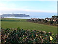 View over fields to Llandudno Bay