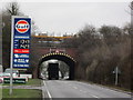 The rail bridge on the Fosse Way