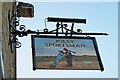 Jolly Sportsman (2) - sign, 2 Lombard Street, Eynsham