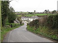 Descending down the hill on the Old Newry Road in the direction of Croan Bridge