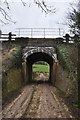 SY2696 : East Devon : Footpath under the Railway by Lewis Clarke