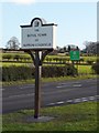 Sutton Coldfield town sign on Lichfield Road