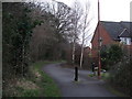 Footpath between Penhill Copse and Abbey Meads