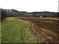 Flood bank and muck-spreading