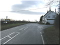 Dere Street (B6275) with entry to Aldbrough St John road on right