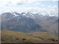 NN6341 : Northern slopes of the Ben Lawers group from Carn Gorm in Glen Lyon by Alan O'Dowd