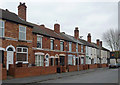 Terraced housing in Bilston, Wolverhampton