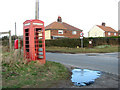 Disused K6 telephone box at Miles