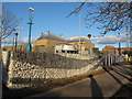 TQ4179 : Thames Barrier: onshore gabions by Stephen Craven