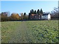 Pasture and house, Botley, Chesham