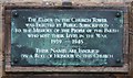 All Saints, Brudenell Road, Tooting - Memorial