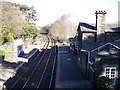 Mouldsworth railway station from B5393 road bridge