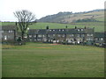 View northwest from the bench on Haw Cliff Lane