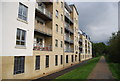 Riverside apartments, Cycle route 51 and The Gipping Way