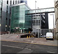 Entrance to Stadium House, Cardiff