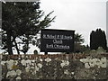 North  Otterington  Church  Nameboard