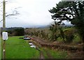 Farm and woodland access lane leading from the A24 to Seaforde House