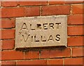 Albert Villas sign Albert Road