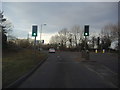 Traffic lights on Horsham Road