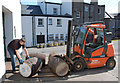 Rolling out the cratur, Isle of Jura Distillery, Craighouse