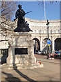  : Statue and Admiralty Arch, London SW1 by Christine Matthews