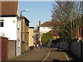 Path and cycle track between Fortunegate Road and Leopold Road, NW10