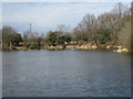 The fishing lake at Rossington