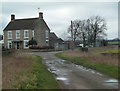 Whaley Common - house and lane junction