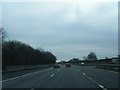 M6 southbound crosses the A518