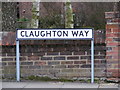 Claughton Way Sign