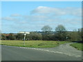 Road junction on Sodbury Common