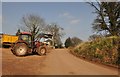 Mid Devon : Road near Westmere Farm