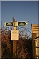 Whitnage : Public Footpath Sign