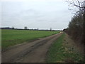 Farm track near Moor Farm