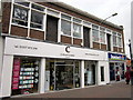 SO9670 : Bromsgrove High Street  Chapters Hair & Domino's by Roy Hughes