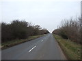 Minor road heading north towards Cranwell