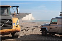 TV5197 : Rebuilding the beach at Cuckmere Haven by Oast House Archive