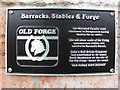 Barracks, Stables & Forge Plaque