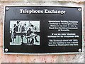 Telephone Exchange Plaque