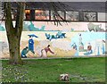 SJ9295 : Denton Mural (2 of 10) by Gerald England